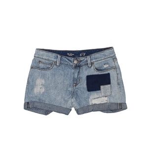 The Limited Low rise Denim patch shorts